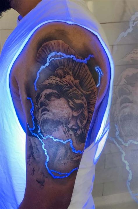 UV Achilles Tattoo | InkStyleMag