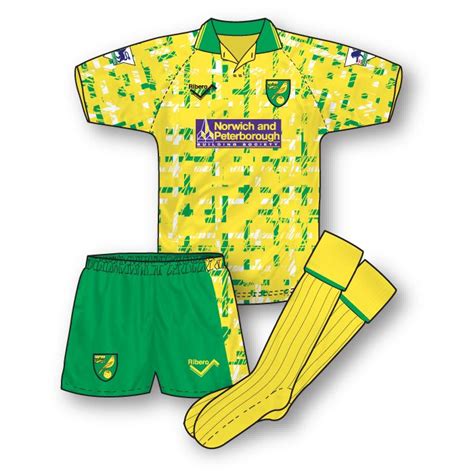 Norwich City 1992-93 Home Kit