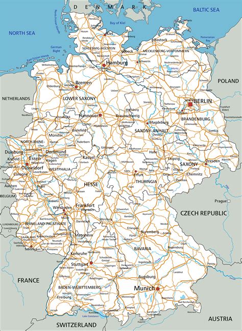 Germany Map - Guide of the World