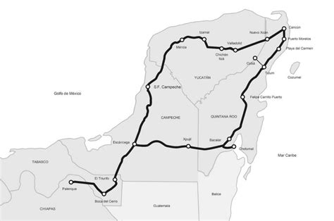 Maya Train Route (source: Trainspotting34, CC BY-SA 4.0... | Download ...