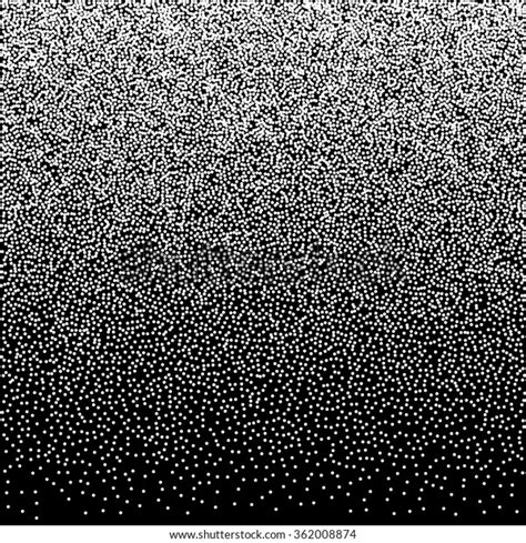 Stippled Linear Gradient On Black Vector Stock Vector (Royalty Free) 362008874