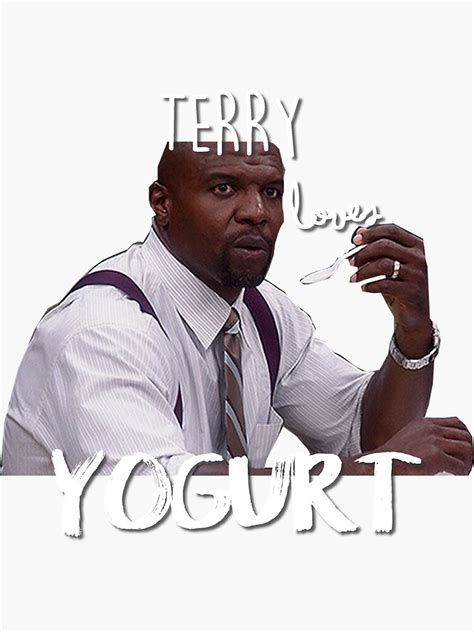 "Terry LOVES yogurt! " Sticker for Sale by joanalbuquerque | Redbubble