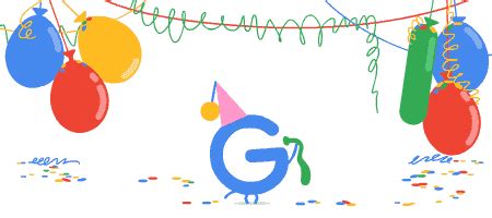 Google celebrates 18th birthday with a doodle