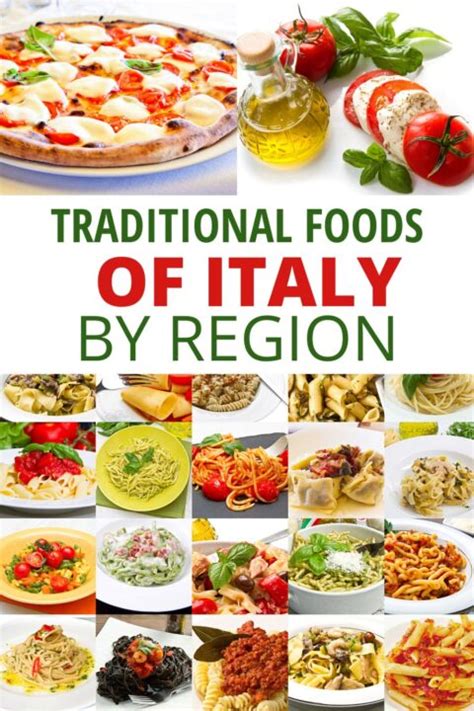 Traditional Foods of Italy by Region