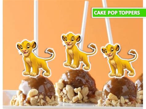 Lion King Cake pop topper/ Lion King Printables/ Lion King | Etsy