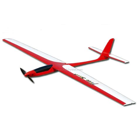 Free Bird Electric Glider 1450mm KIT with Motor & Propeller Fiberglass & Wood RC model airplane ...