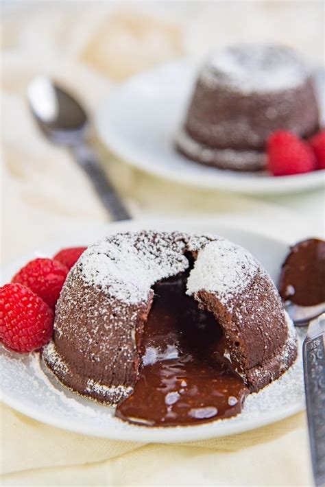 Super Easy Chocolate Molten Cakes (With Video!) - The Flavor Bender