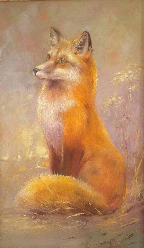 Fox. Oil painting canvas. 30x50 cm | Etsy in 2020 | Oil painting, Canvas painting, Painting