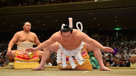 Sumo wrestle in Tokyo