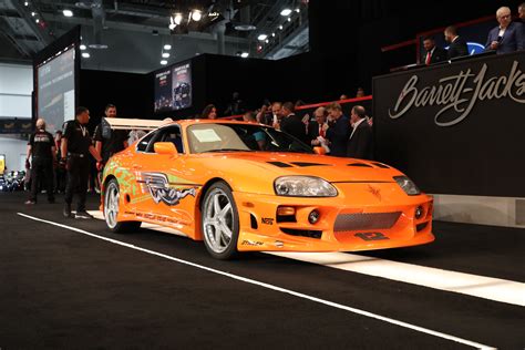 Paul Walker's Toyota Supra from Fast & Furious Sells for Record $550,000 - autoevolution