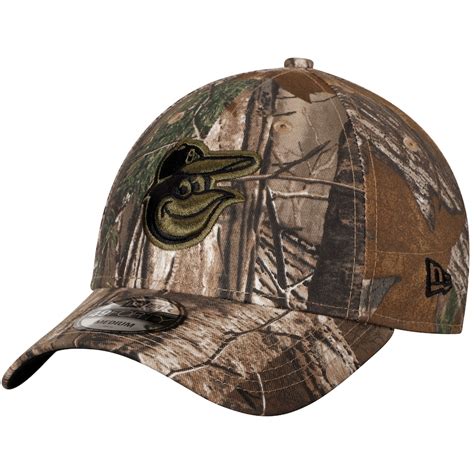 Men's Baltimore Orioles New Era Camo Realtree 49FORTY Fitted Hat