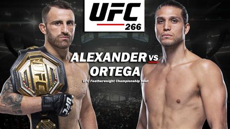 UFC 266: Volkanovski vs Ortega- Results, Card, How To Watch