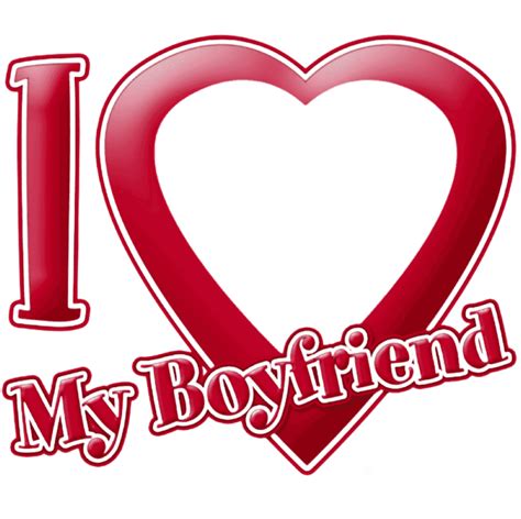 I Love My Boyfriend Template Png