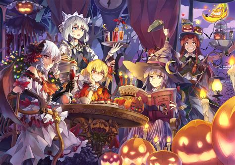 Hình ảnh anime Halloween cute, dễ thương kỳ dị, ma mị đẹp nhất