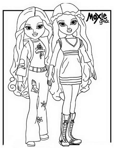 Moxie Girlz Coloring Pages (4) Coloring Kids - Coloring Kids