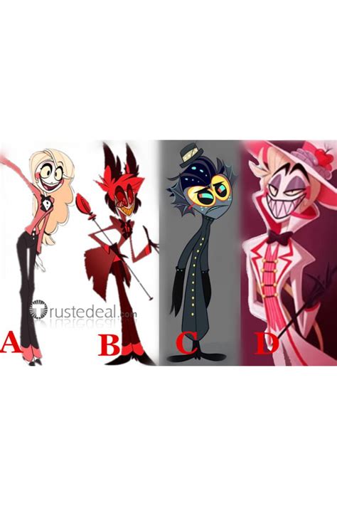 Hazbin Hotel Charlie Lucifer Alastor Baxter Cosplay Costumes | Hazbin ...