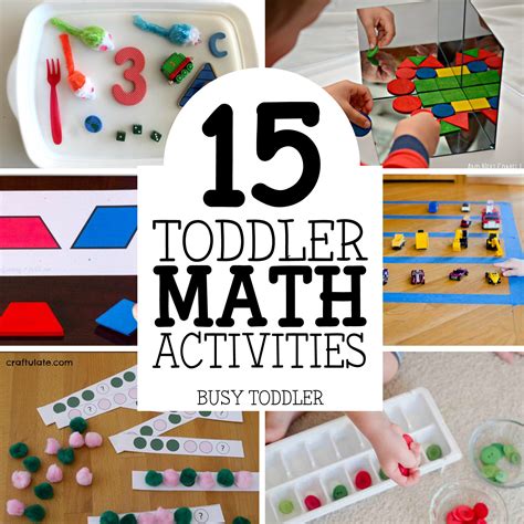 15 Toddler Math Activities - Busy Toddler