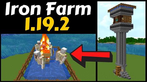 Minecraft Tutorial | Iron Farm 1.19.2 | Simple and Efficient - YouTube