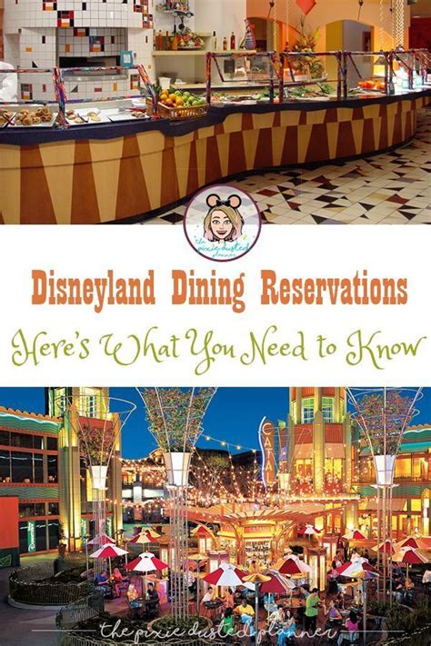 Dining Reservations are a MUST HAVE at a LOT of Disneyland Restaurants ...