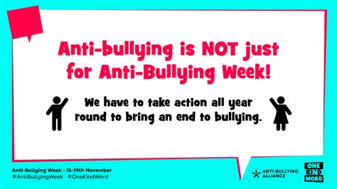 Anti-bullying is not just for Anti-Bullying Week