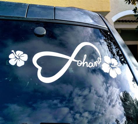 Disneys Lilo and Stitch Inspired Ohana Car Decal With Hawaiian | Etsy