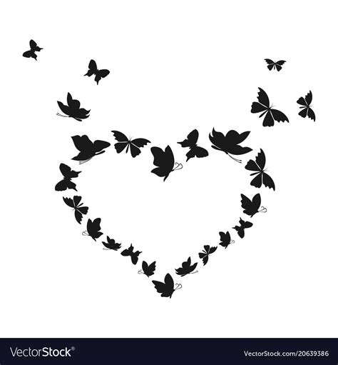 Butterfly Heart SVG - Valentines Day Svg Heart Svg Butterfly Svg Love ...