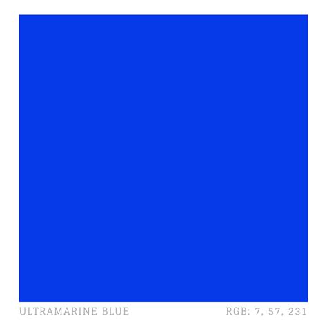 Ultramarine Blue. A legendary pigment, natural ultramarine sourced from ...