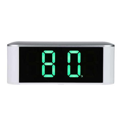 Worallymy Digital Clock LED Temperature Display Snooze Home Electronic ...