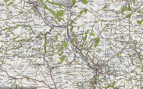 Historic Ordnance Survey Map of Darley Dale, 1947