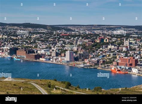 Downtown St. John's skyline, Newfoundland, Canada Stock Photo - Alamy