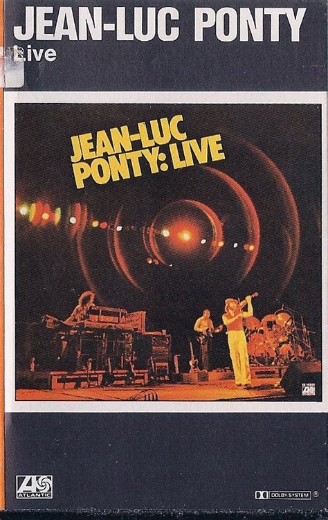 Jean-Luc Ponty – Live (1979, Cassette) - Discogs