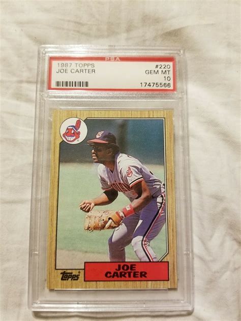 Auction Prices Realized Baseball Cards 1987 Topps Joe Carter