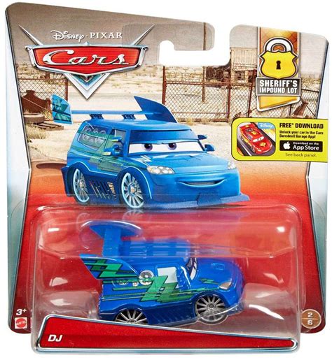 Disney Pixar Cars Sheriffs Impound Lot DJ 155 Diecast Car 26 Mattel ...