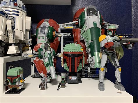 Finally added the new “Boba Fett starship” to my Boba shrine. : r/legostarwars