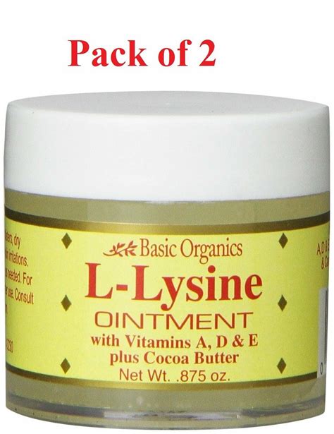 2 Pack - L-Lysine Ointment 0.87 oz - Walmart.com