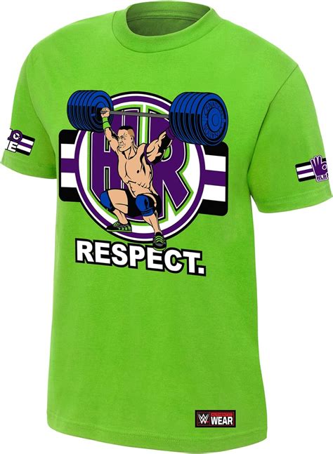 WWE John Cena cenation Respect Authentic T-Shirt Lime Green Medium ...