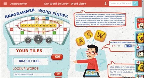Access test.anagrammer.com. Scrabble Word Finder - Scrabble Solver and ...