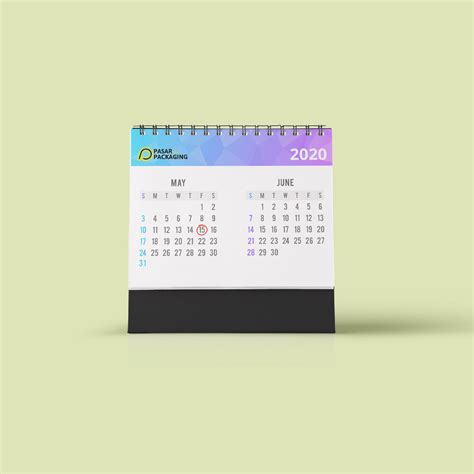 Landscape Desk Calendar