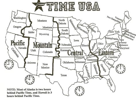 Printable Map Of Us Time Zones Usa Time Zone Map Lovely United | Printable Map Of The United ...