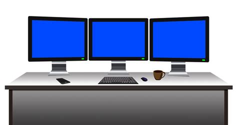 Download Computer, Workstation, Work Station. Royalty-Free Stock Illustration Image - Pixabay