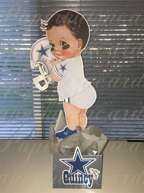 Dallas Cowboy Football baby boy baby shower african american | Etsy