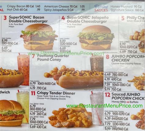 Sonic Drive-In Semmes, AL Menu (Updated: December 2022)