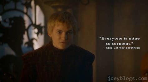 Joffrey quotes | Joffrey baratheon, King joffrey, Best shows ever