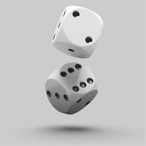 Dice White Free 3D Models download - Free3D