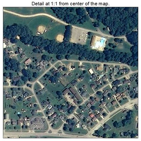 Aerial Photography Map of Eleanor, WV West Virginia