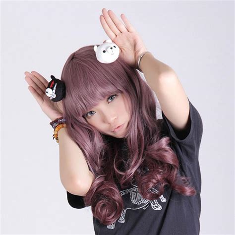 Buy 2pcs Anime Hairpins Cosplay Girls White Black Bear Hairclips ...