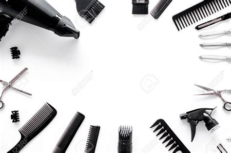 🔥 Download Bs And Hairdresser Tools In Beauty Salon On White Background by @davidb14 ...