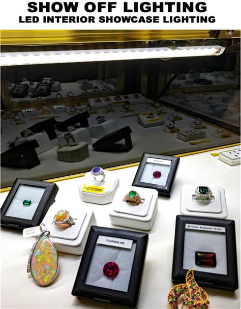 Dazzling LED display case lights | LED Trade Show Lighting