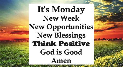 New Week! New Opportunities! New Blessings!