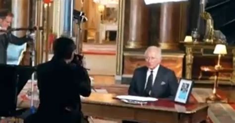 Behind-the-scenes of King Charles speech as he asks cameraman 'am I ...